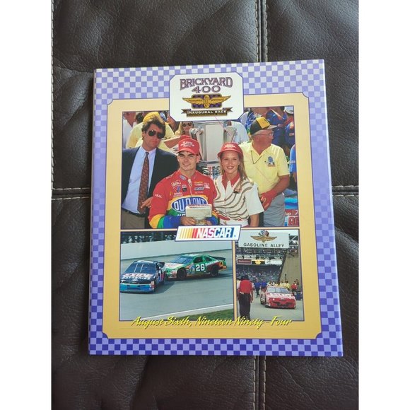 1994 BRICKYARD 400 INAUGURAL RACE COMMEMORATIVE BOOK NASCAR AUGUST 6 1994 - Picture 1 of 7